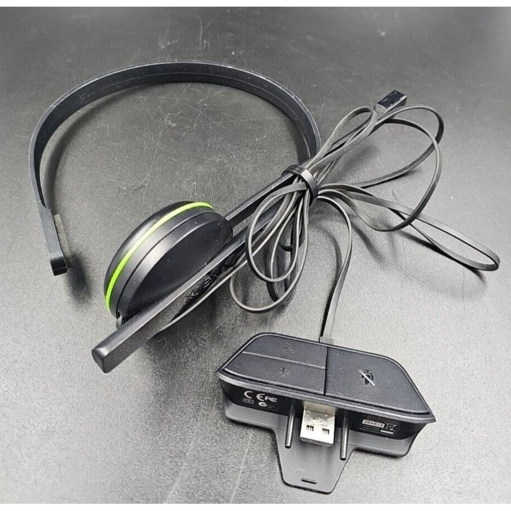 Official Microsoft OEM Xbox One Headset Microphone Chat w/ Adapter Model 1564